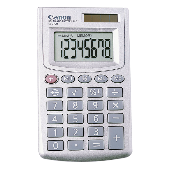 Canon LS-270H Pocket Calculator